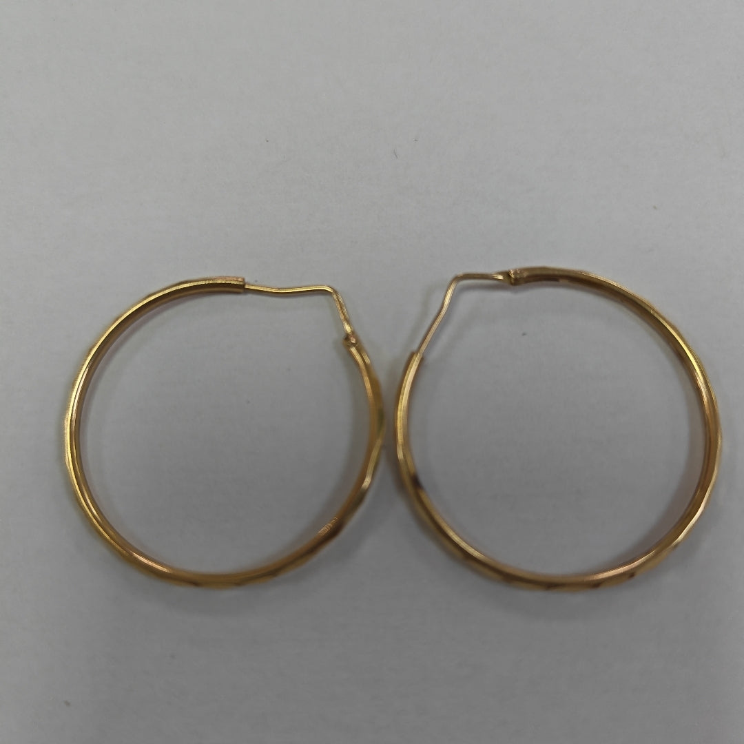 ARRACADAS PAR ORO 14 K 2.3 GRMS (SEMINUEVO)