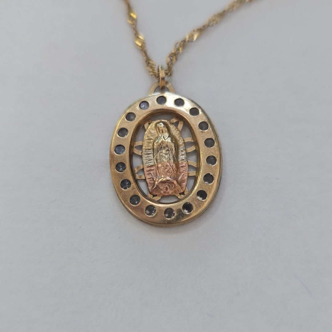 CADENA, DIJE ORO 10 K 2 GRMS (SEMINUEVO)