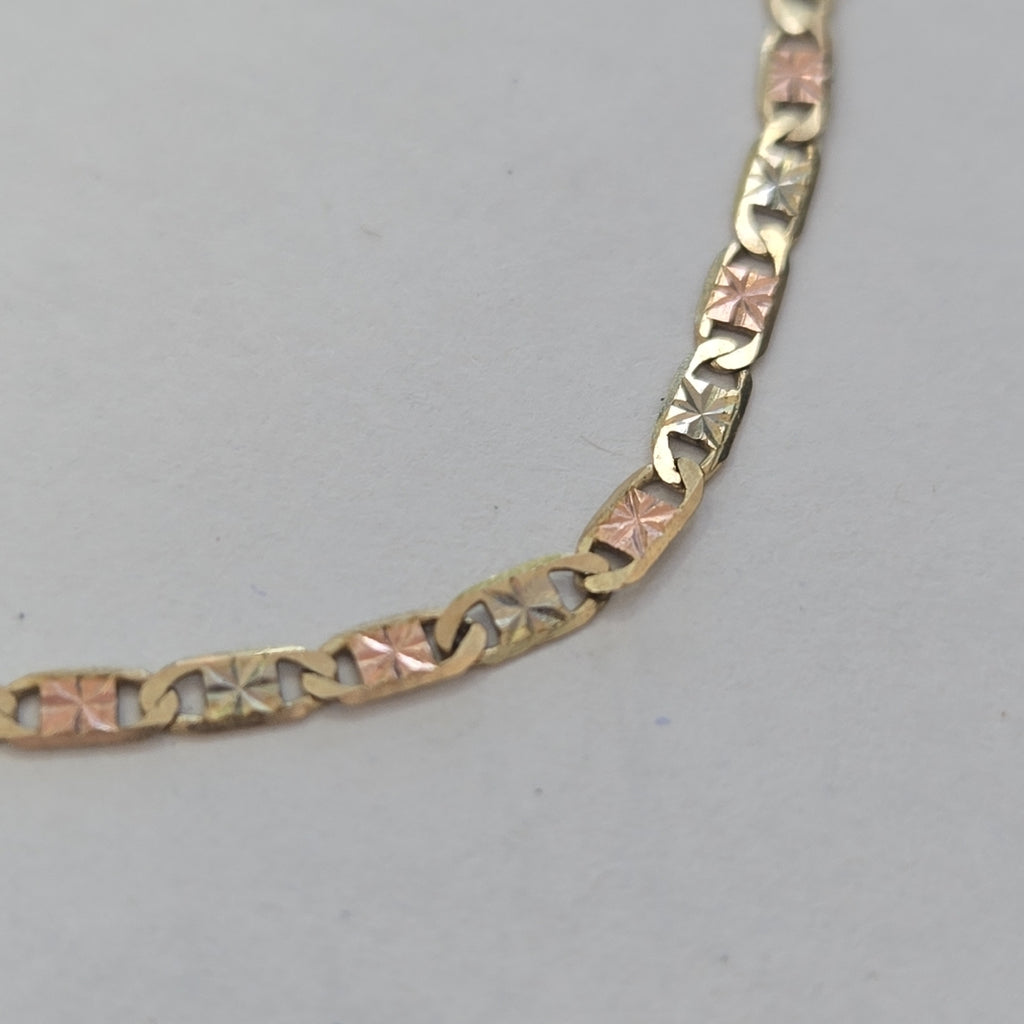 CADENA ORO COMBINADO 10 K 2.8 GRMS (SEMINUEVO)