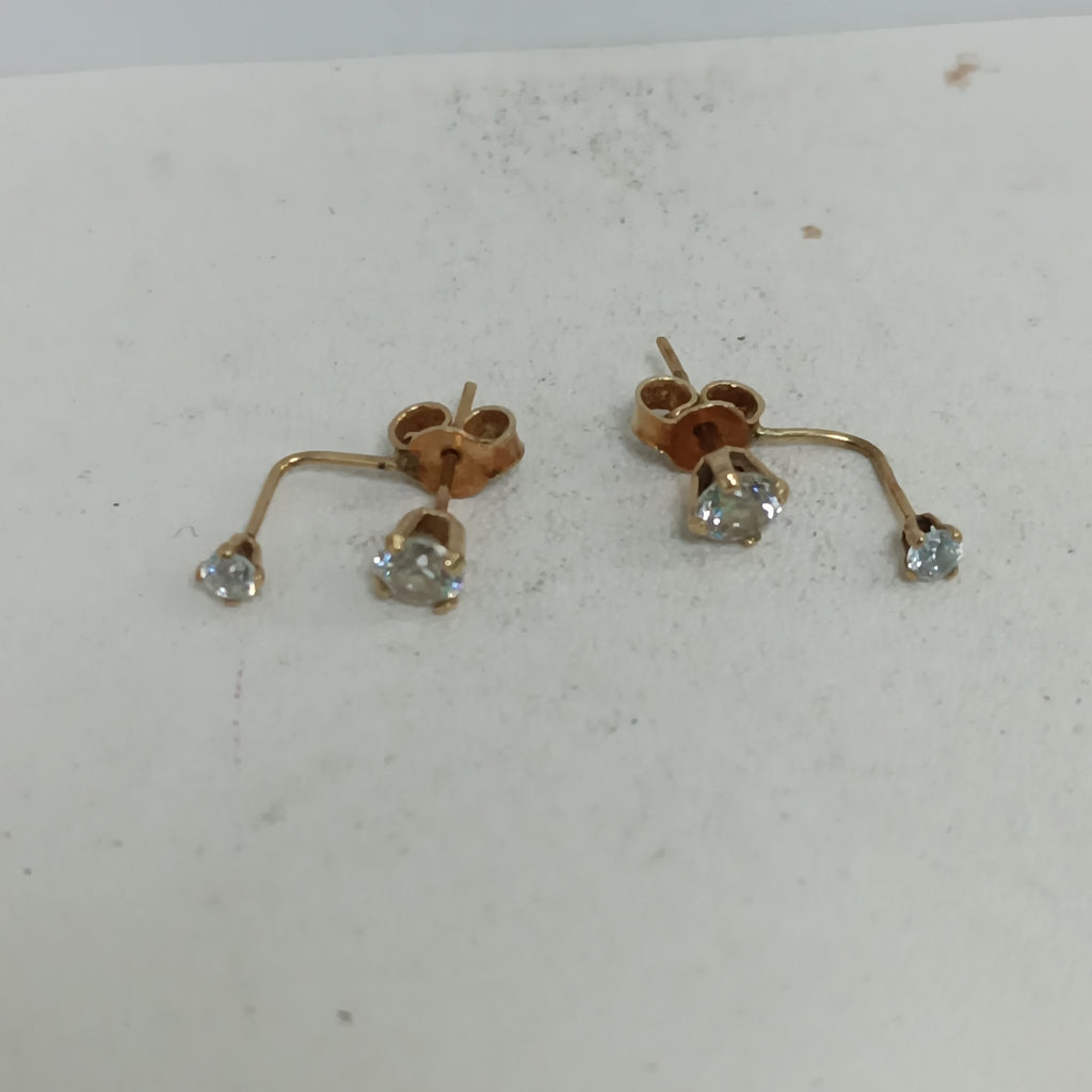 ARETES PAR ORO 10 K 0.9 GRMS (SEMINUEVO)