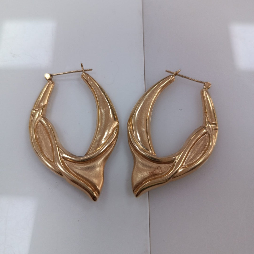 ARRACADAS PAR ORO 14 K 5.8 GRMS (SEMINUEVO)