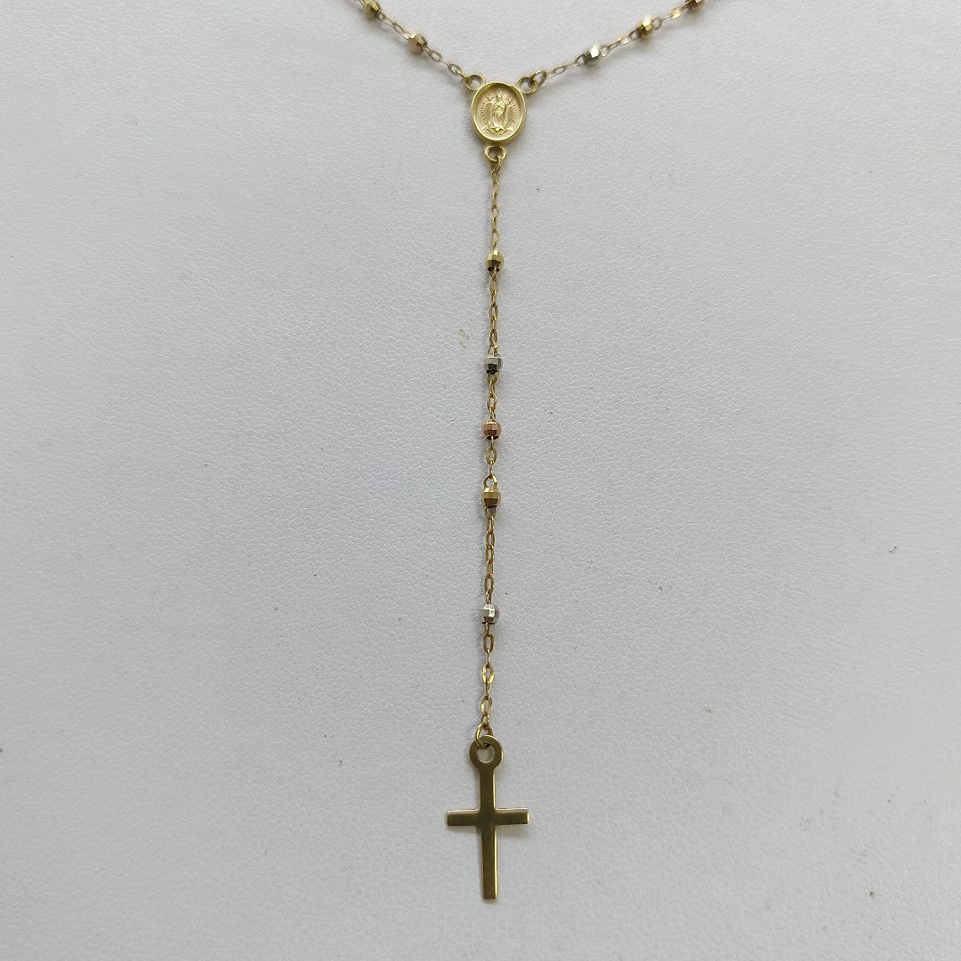 CADENA ORO COMBINADO 10 K 2,40 GRMS (SEMINUEVO)