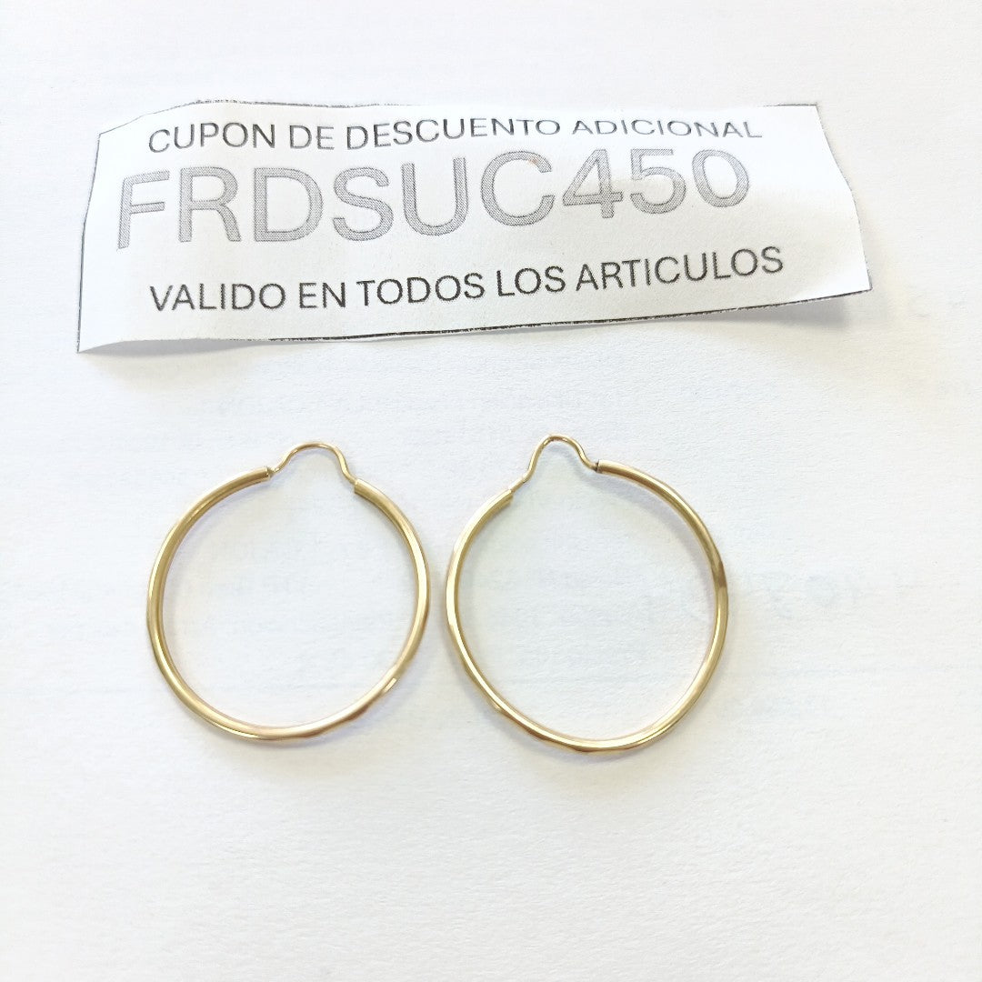 ARRACADAS PAR ORO 14 K 1,80 GRMS (SEMINUEVO)
