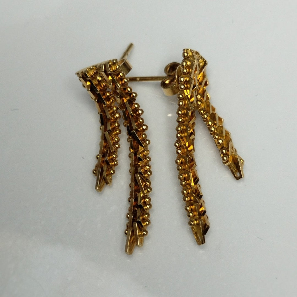 BROQUELES PAR ORO 18 K 5.9 GRMS (SEMINUEVO)