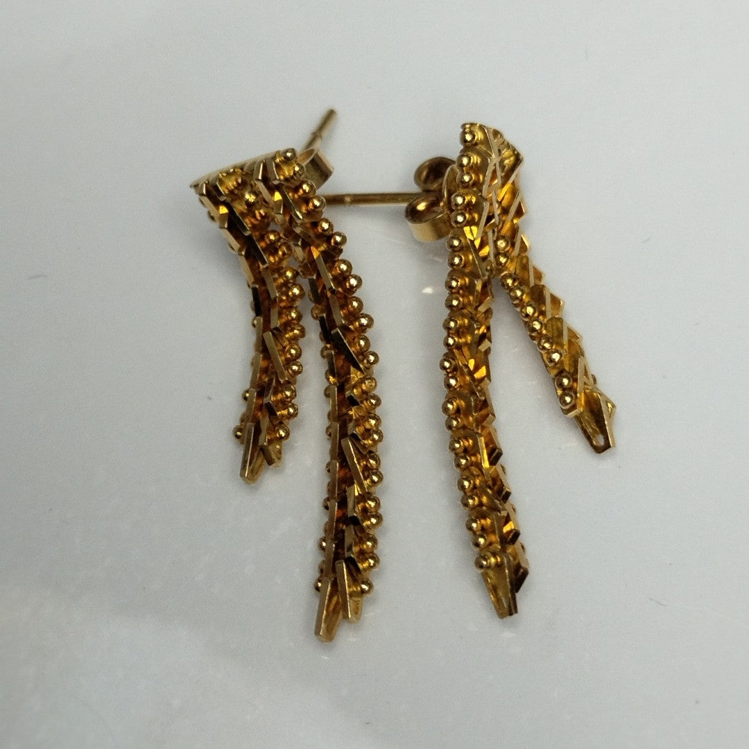 BROQUELES PAR ORO 18 K 5.9 GRMS (SEMINUEVO)