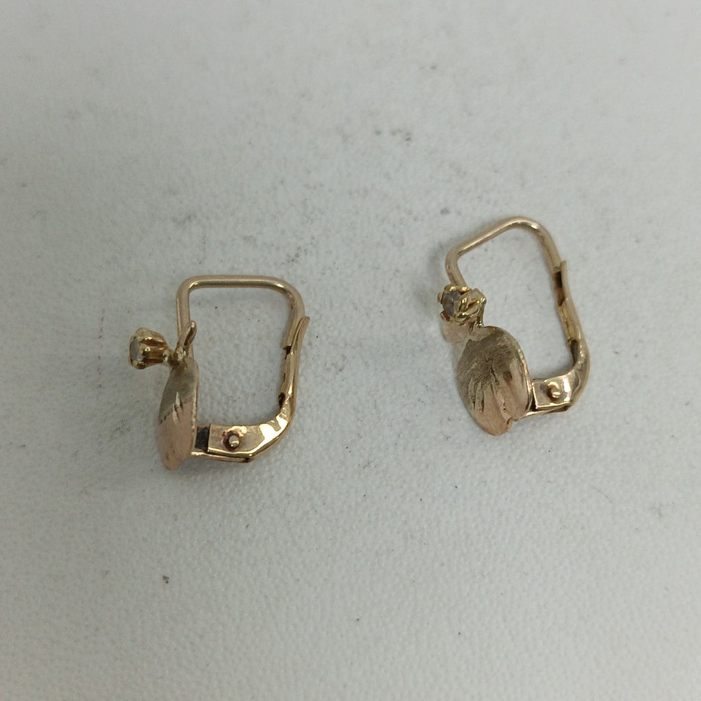 ARETES PAR ORO 10 K 1.1 GRMS (SEMINUEVO)