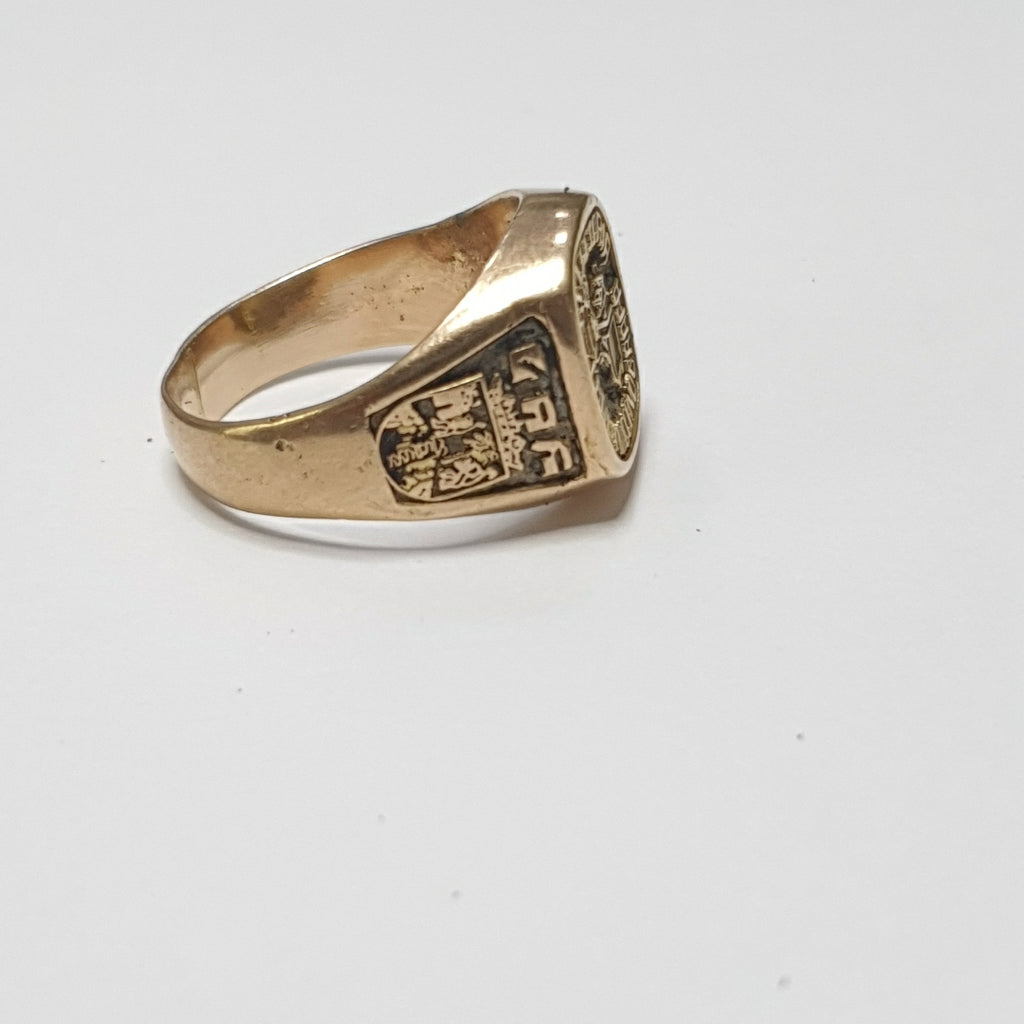 ANILLO DE GRADUACIÓN ORO 8 K 6.1 GRMS (SEMINUEVO)