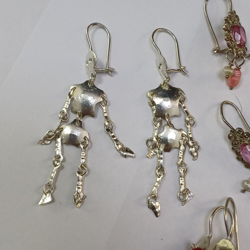 ARETES PAR PLATA 15,80 GRMS (SEMINUEVO)