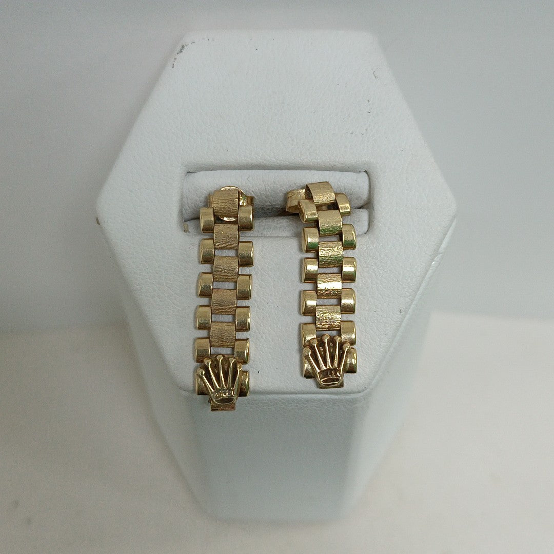ARETES PAR ORO 14 K 3.1 GRMS (SEMINUEVO)