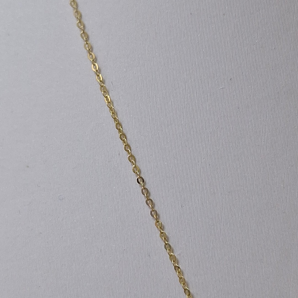 CADENA,MEDALLA RELIGIOSA ORO 14 K 1,10 GRMS (SEMINUEVO)