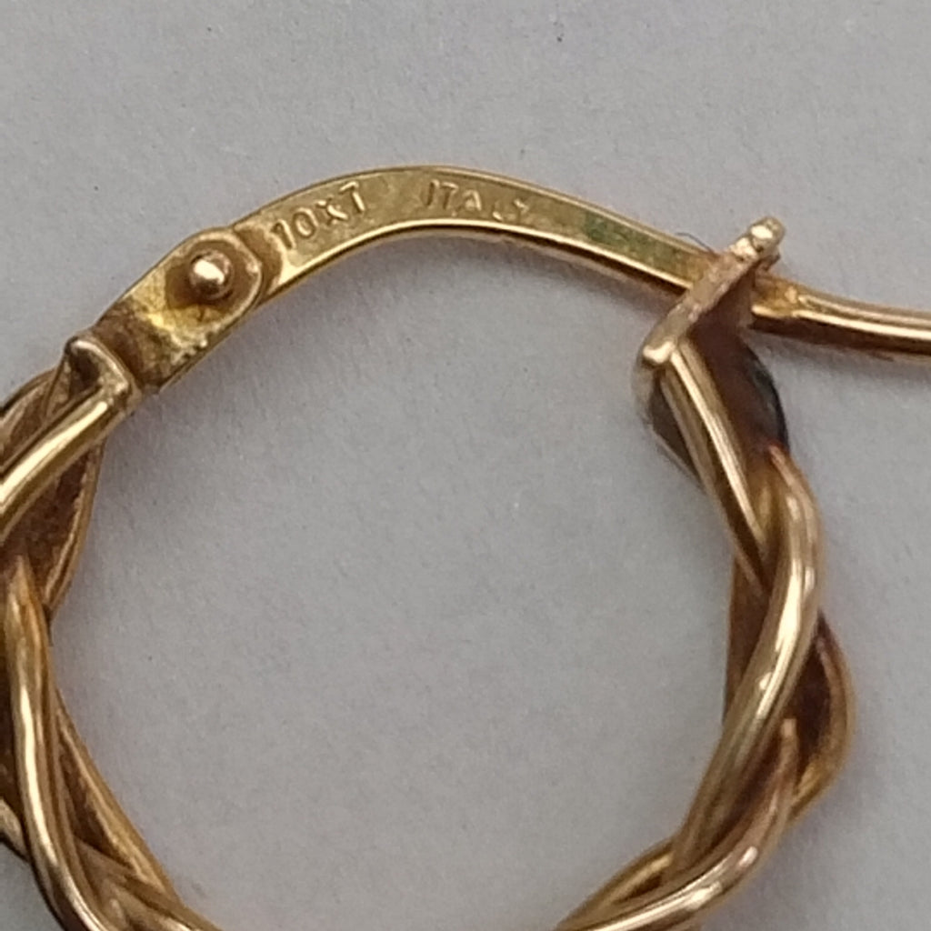 ARRACADAS PAR ORO 10 K 1.1 GRMS (SEMINUEVO)