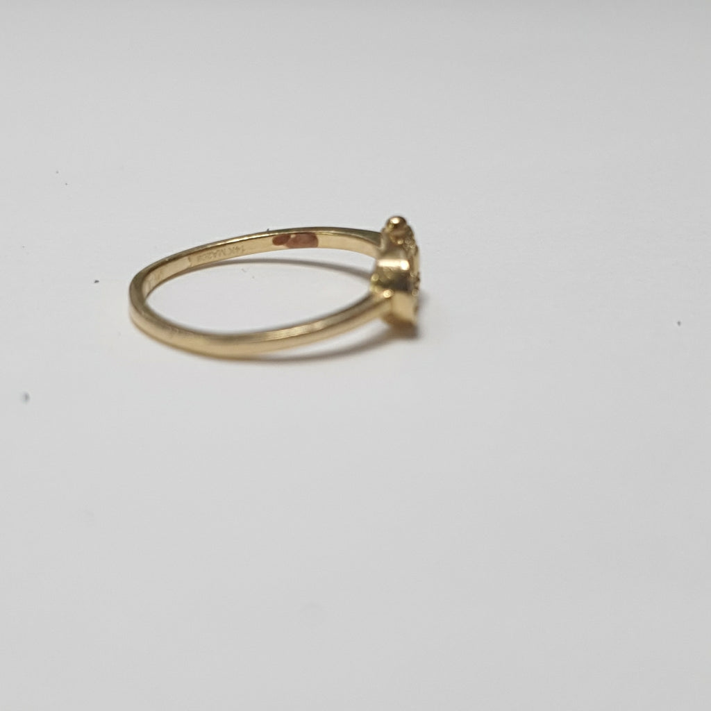 ANILLO ORO 14 K 1,40 GRMS (SEMINUEVO)