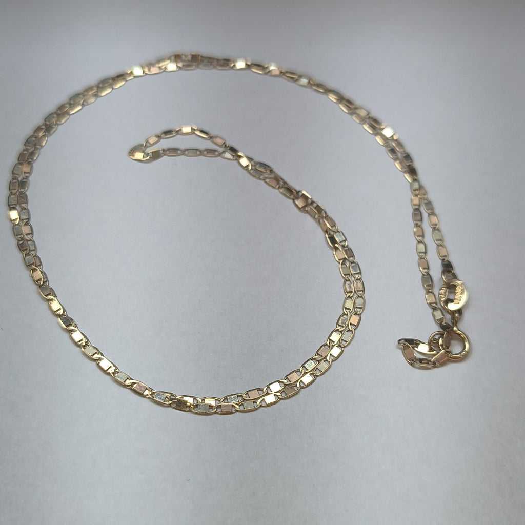 CADENA ORO COMBINADO 10 K 1.7 GRMS (SEMINUEVO)