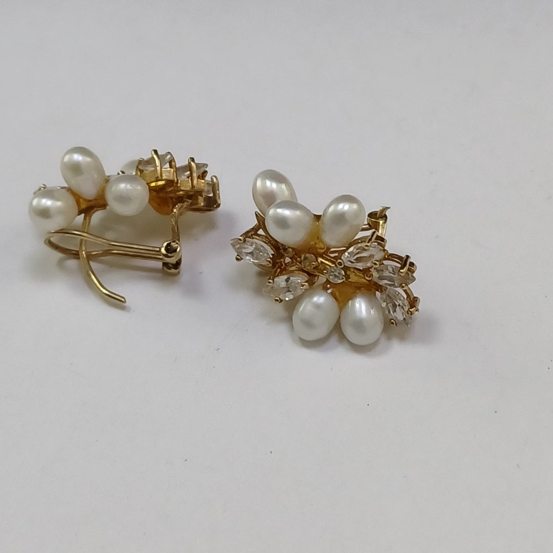 ARETES PAR ORO 10 K 4,80 GRMS (SEMINUEVO)
