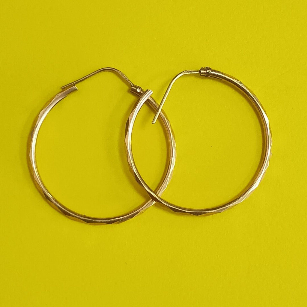 ARRACADAS PAR ORO 14 K 1.7 GRMS (SEMINUEVO)