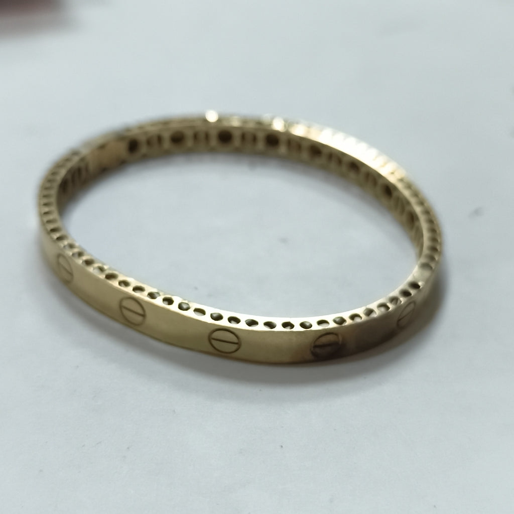 PULSERA RIGIDA ORO 10 K 9,70 GRMS (SEMINUEVO)