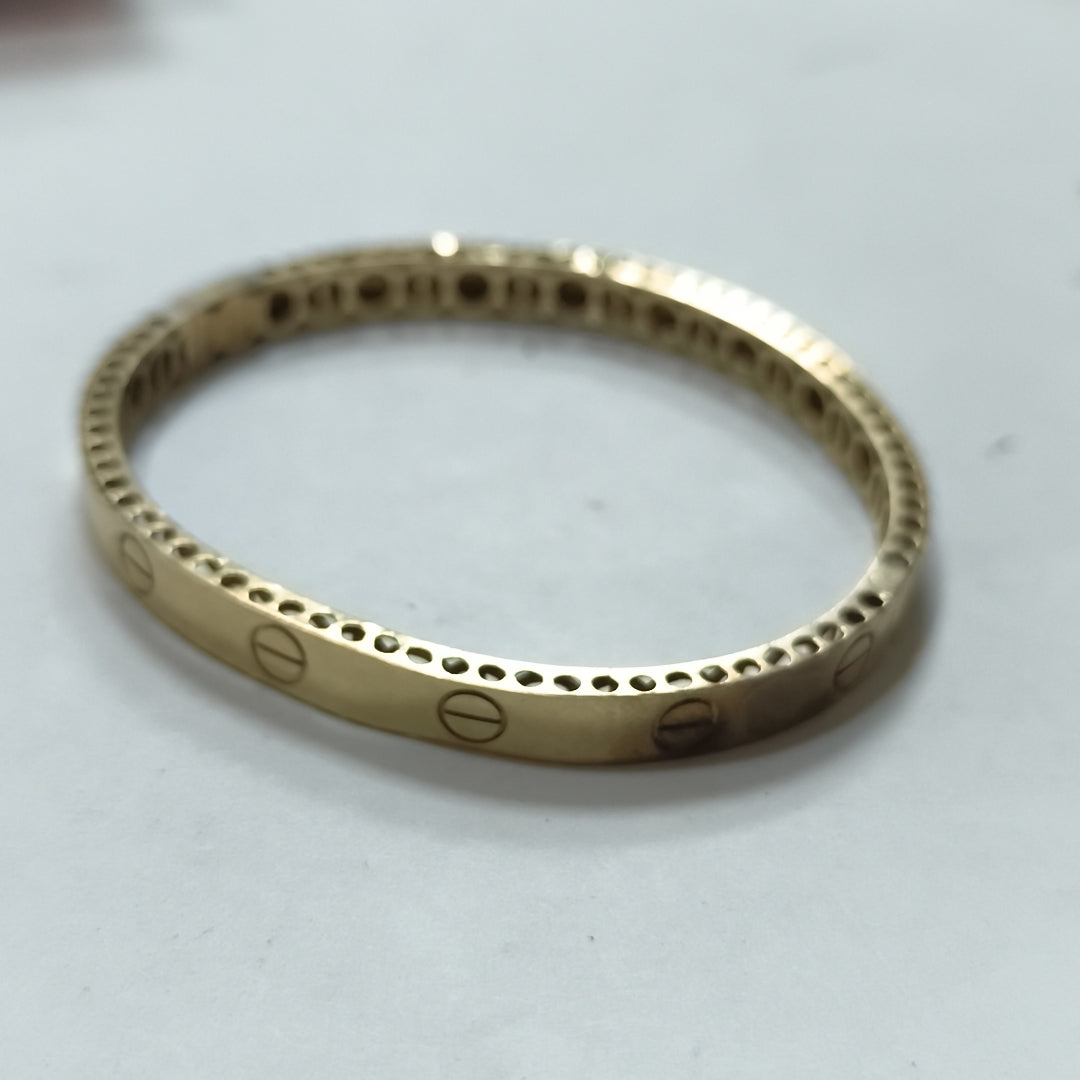 PULSERA RIGIDA ORO 10 K 9,70 GRMS (SEMINUEVO)
