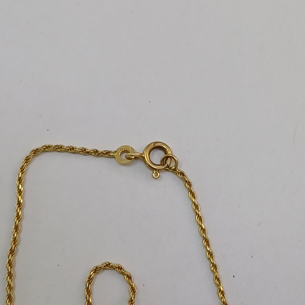 GARGANTILLA ORO 14 K 6,90 GRMS (SEMINUEVO)