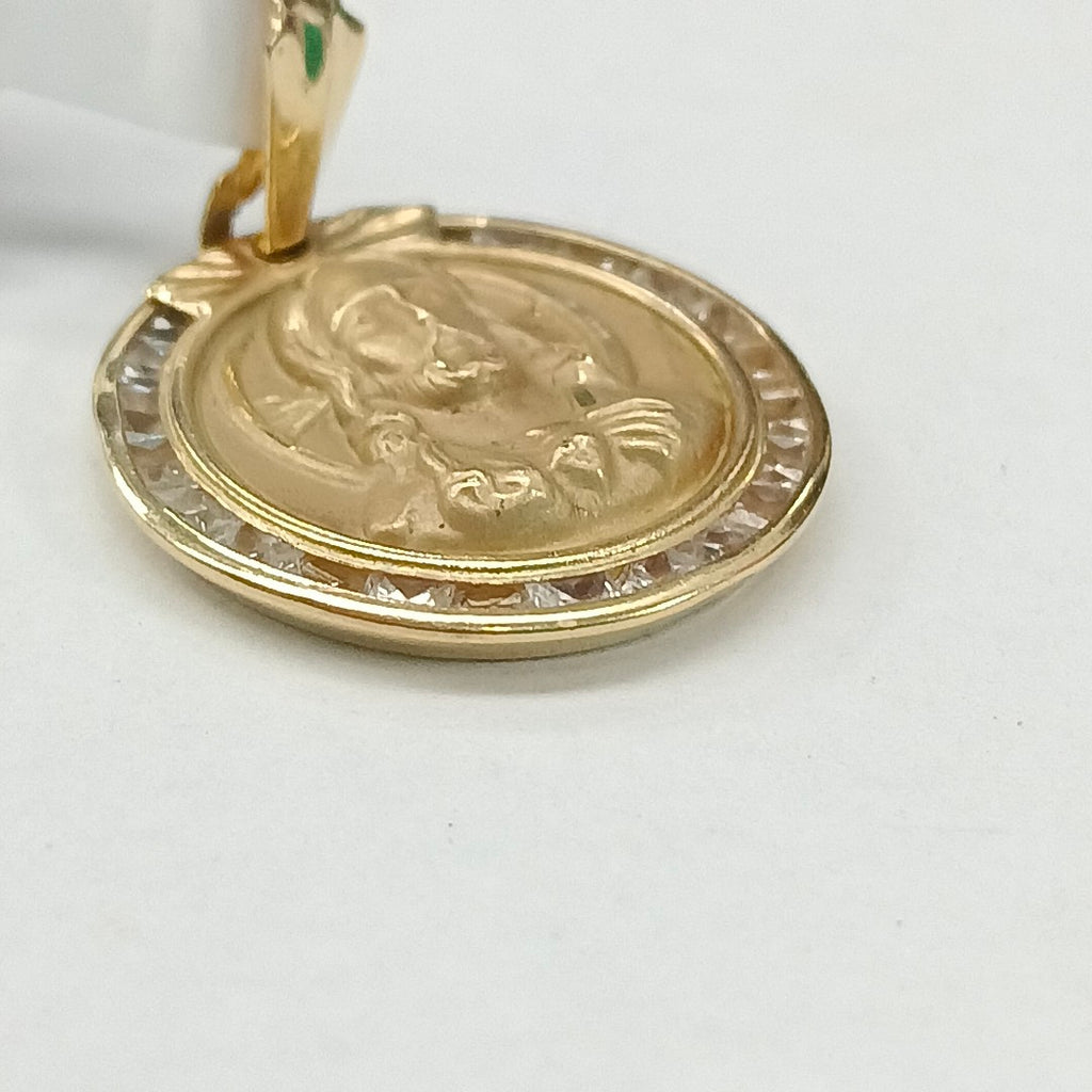 MEDALLA RELIGIOSA ORO 14 K 2 GRMS (SEMINUEVO)