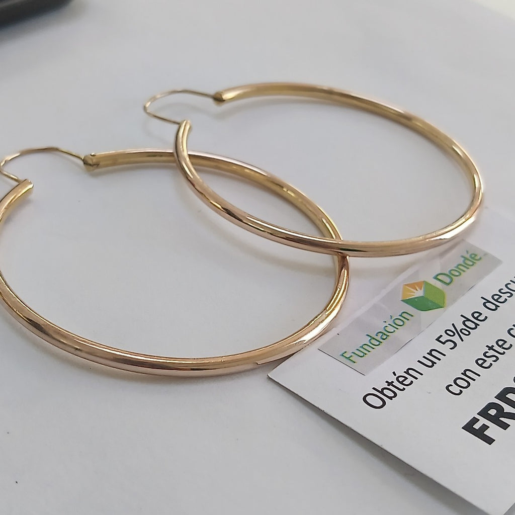 ARRACADAS PAR ORO 8 K 5,20 GRMS (SEMINUEVO)