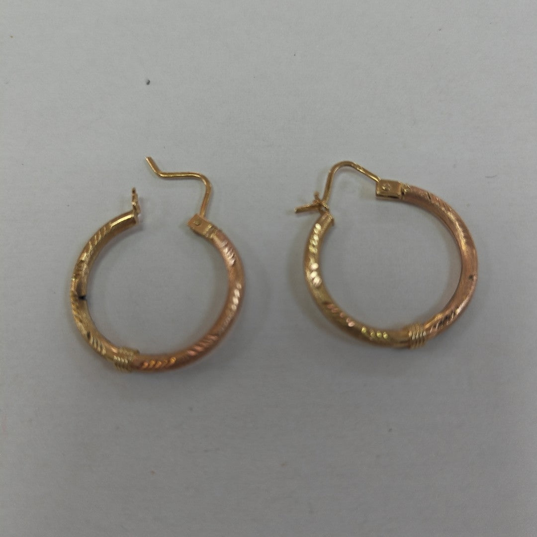 ARRACADAS PAR ORO 14 K 3,10 GRMS (SEMINUEVO)