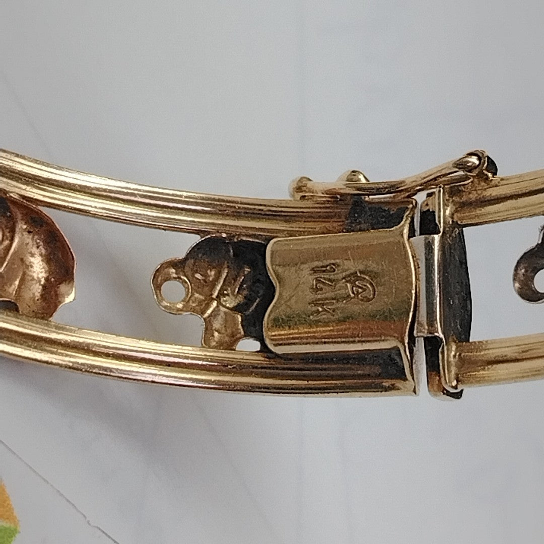 BRAZALETE ORO,RODIADO 14 K 11,40 GRMS (SEMINUEVO)