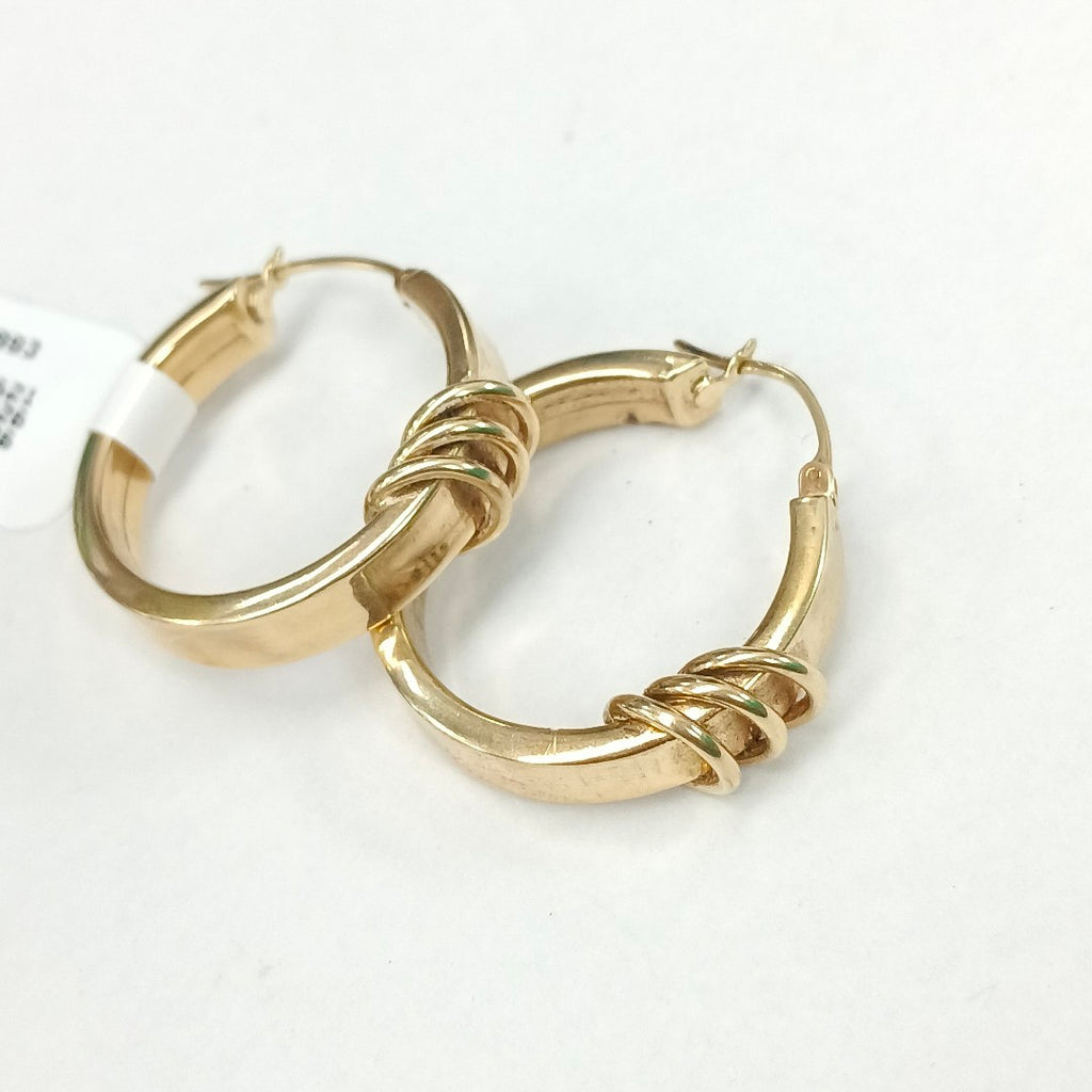 ARRACADAS PAR ORO 14 K 6.8 GRMS (SEMINUEVO)