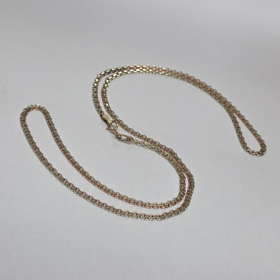 CADENA ORO COMBINADO 8 K 4,00 GRMS (SEMINUEVO)