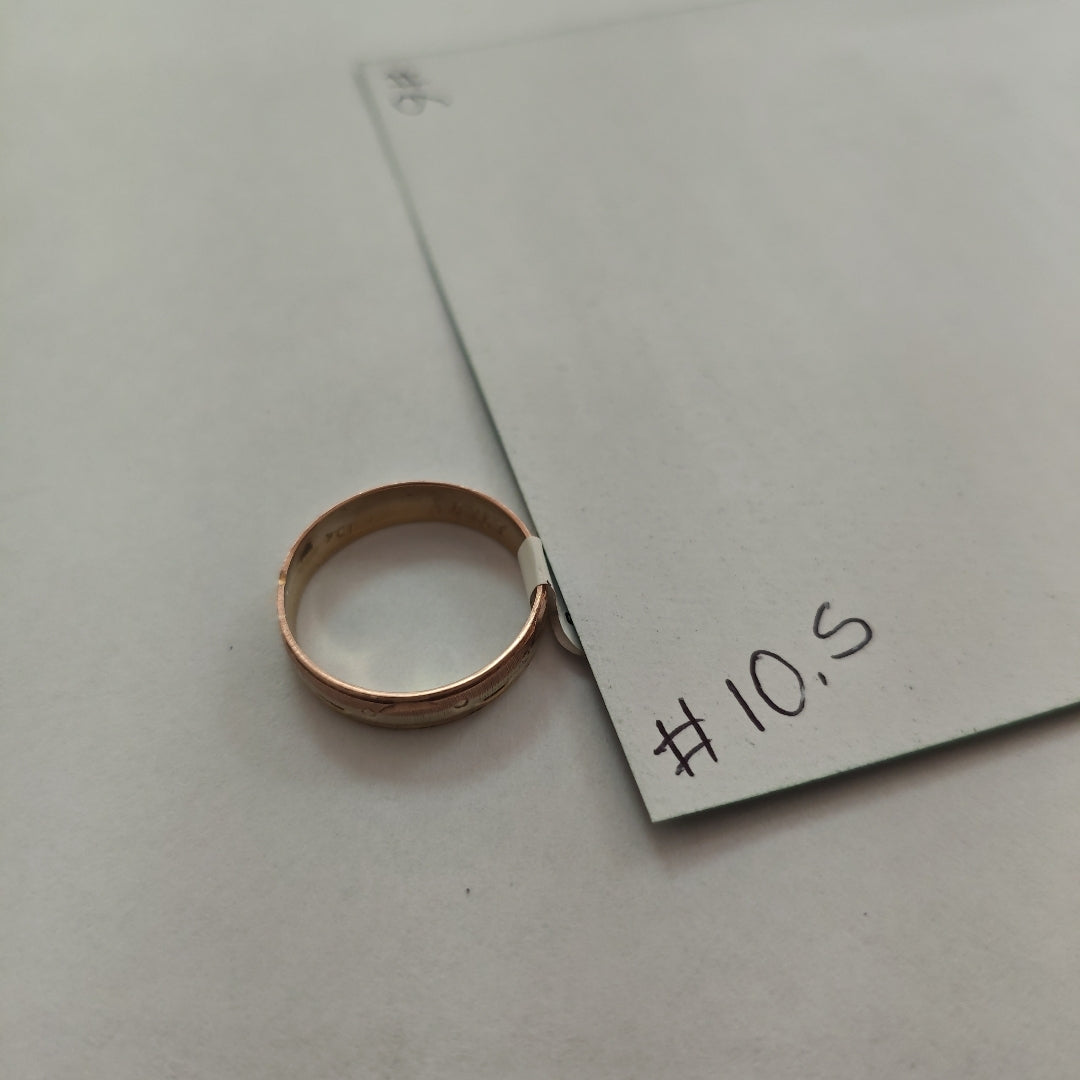 ARGOLLA ORO, ORO COMBINADO 8 K 2.2 GRMS (SEMINUEVO)