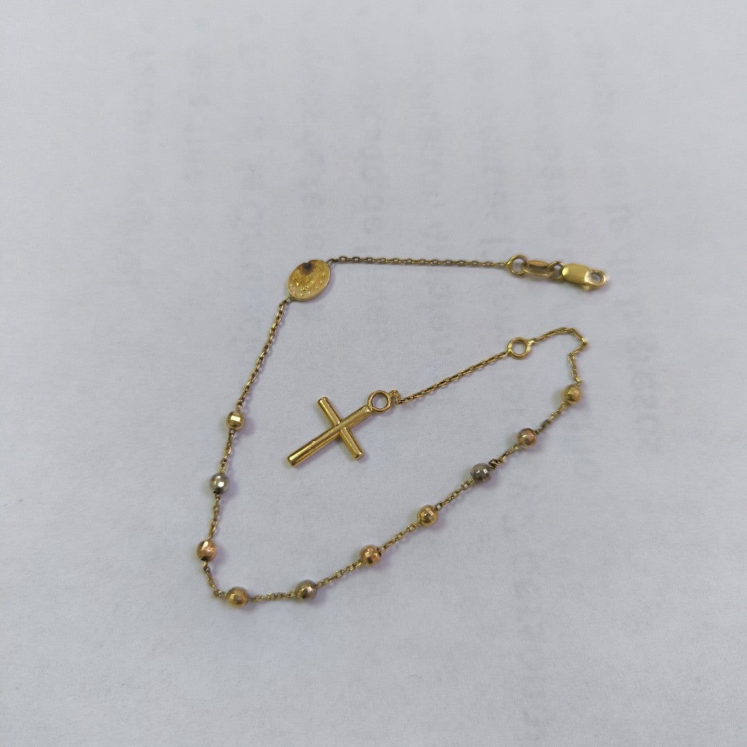 PULSERA RIGIDA ORO 14 K 2,60 GRMS (SEMINUEVO)