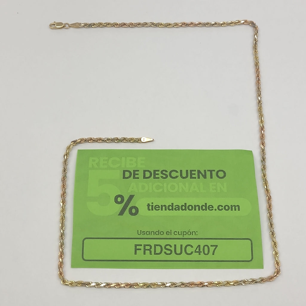 CADENA ORO 14 K 17.1 GRMS (SEMINUEVO)