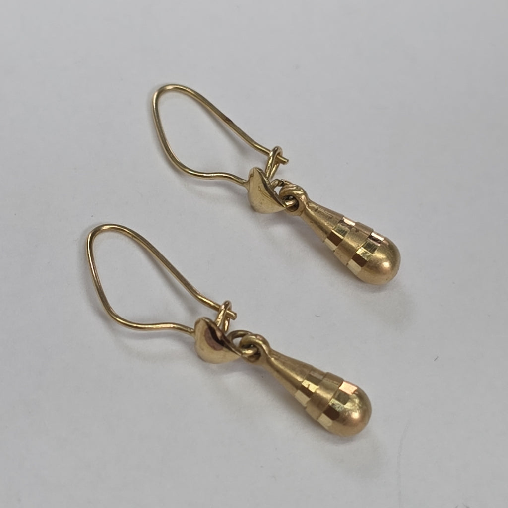 ARETES PAR ORO 14 K 1,40 GRMS (SEMINUEVO)