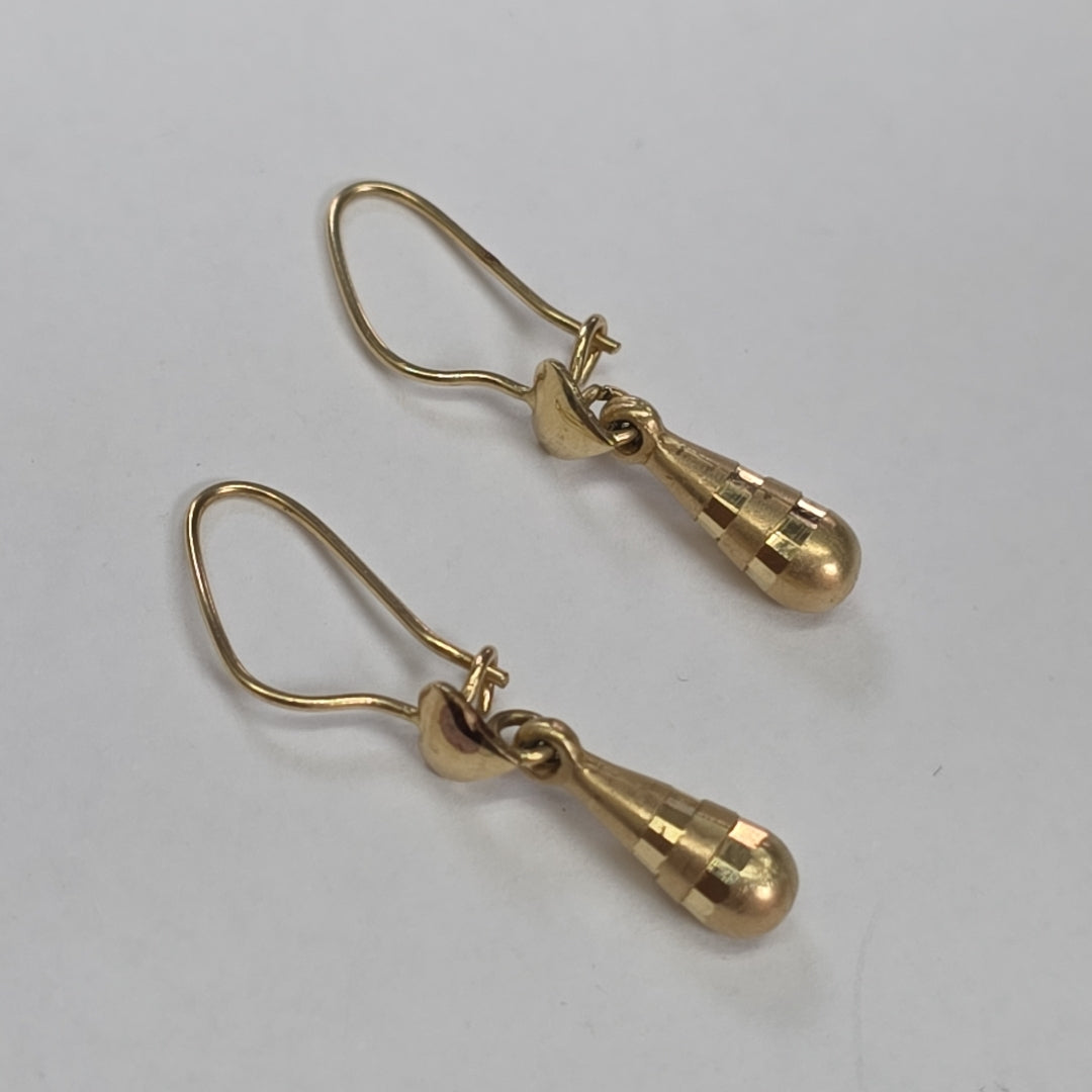 ARETES PAR ORO 14 K 1,40 GRMS (SEMINUEVO)