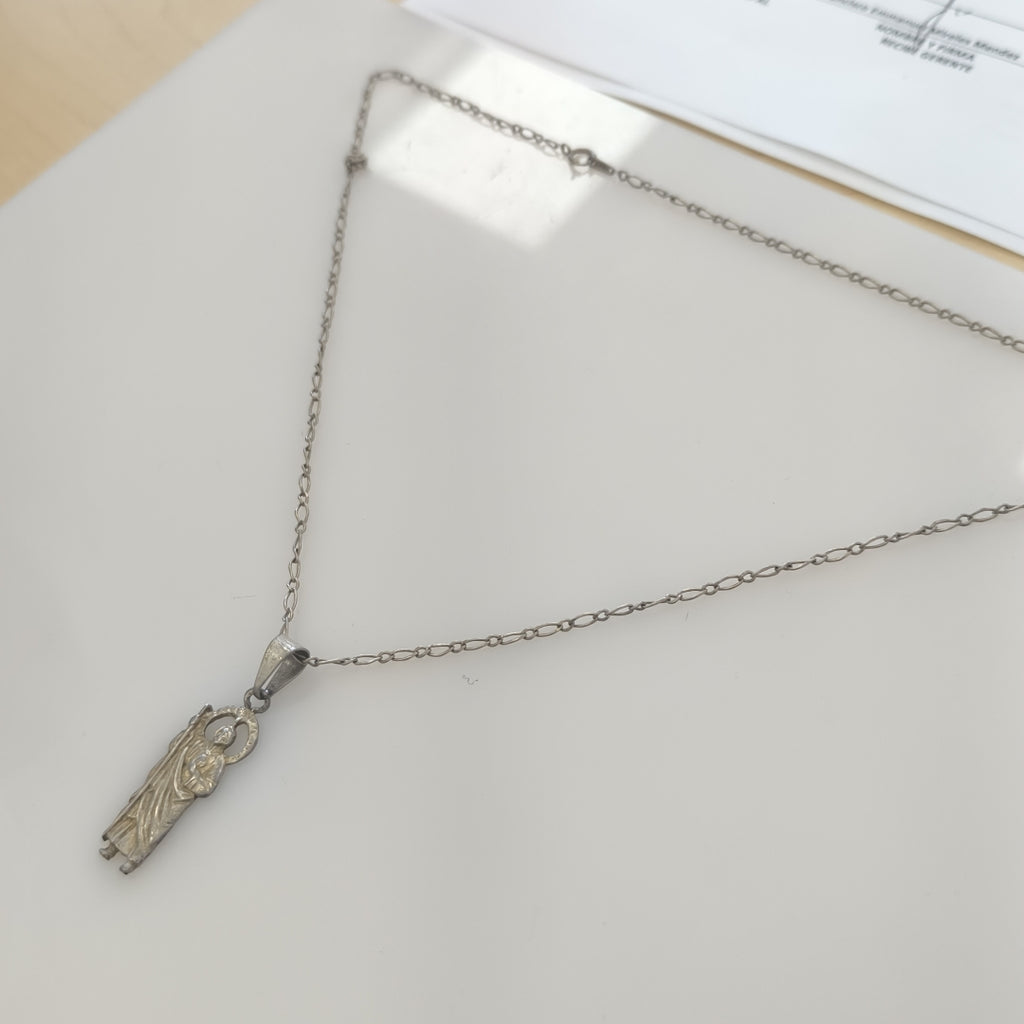 CADENA, DIJE PLATA 5.5 GRMS (SEMINUEVO)