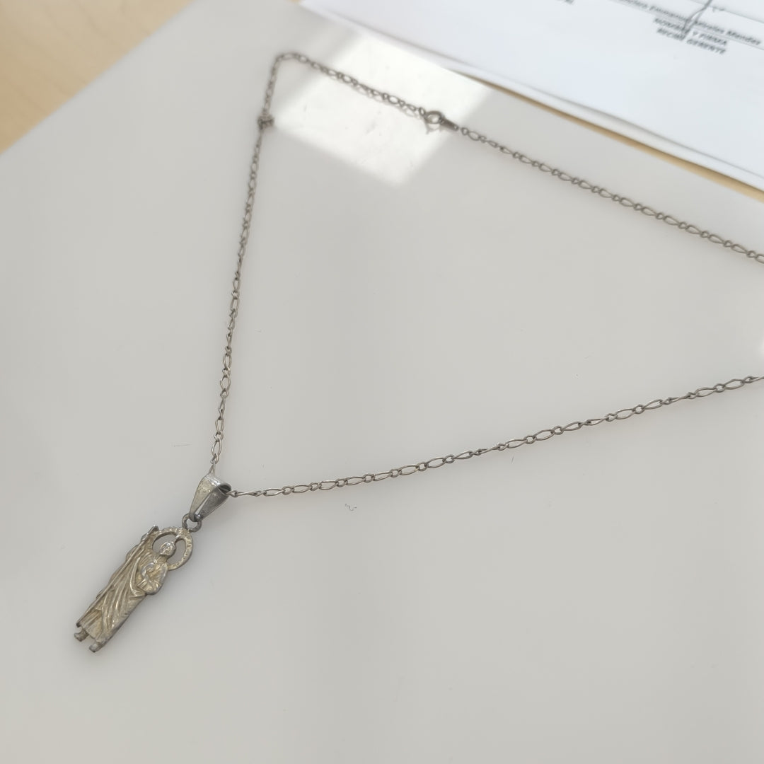 CADENA, DIJE PLATA 5.5 GRMS (SEMINUEVO)