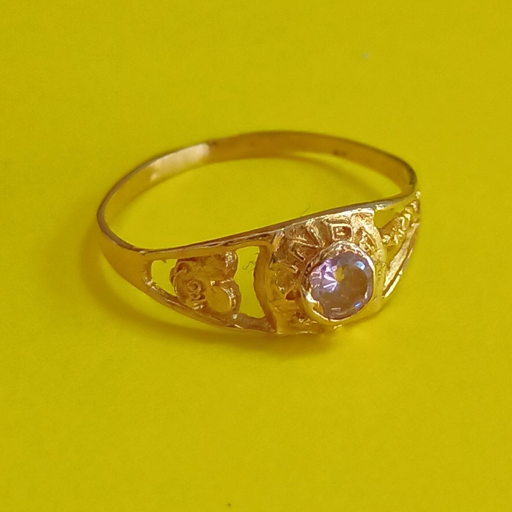 ANILLO ORO 10 K 0.9 GRMS (SEMINUEVO)