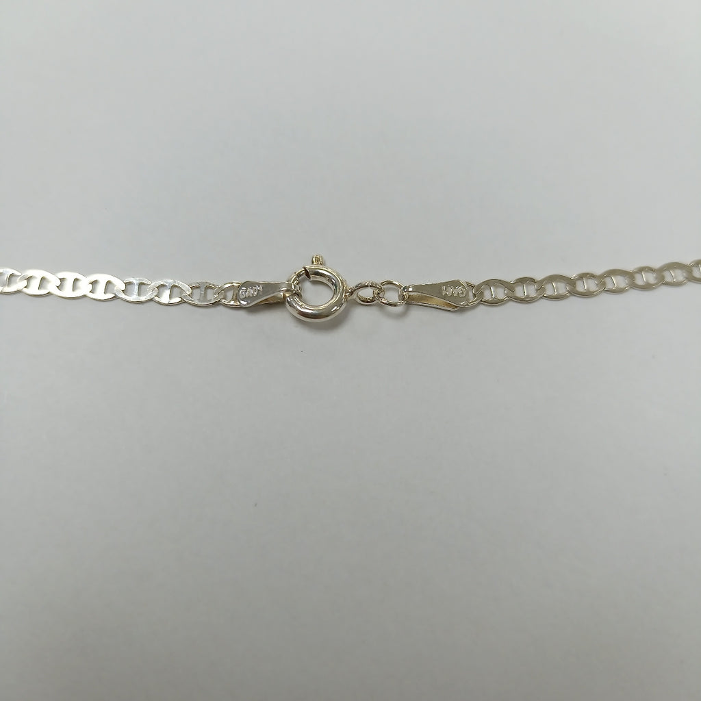 CADENA TEJIDO GUCHI PLATA .925 55 CM 3.3 GR (NUEVO)