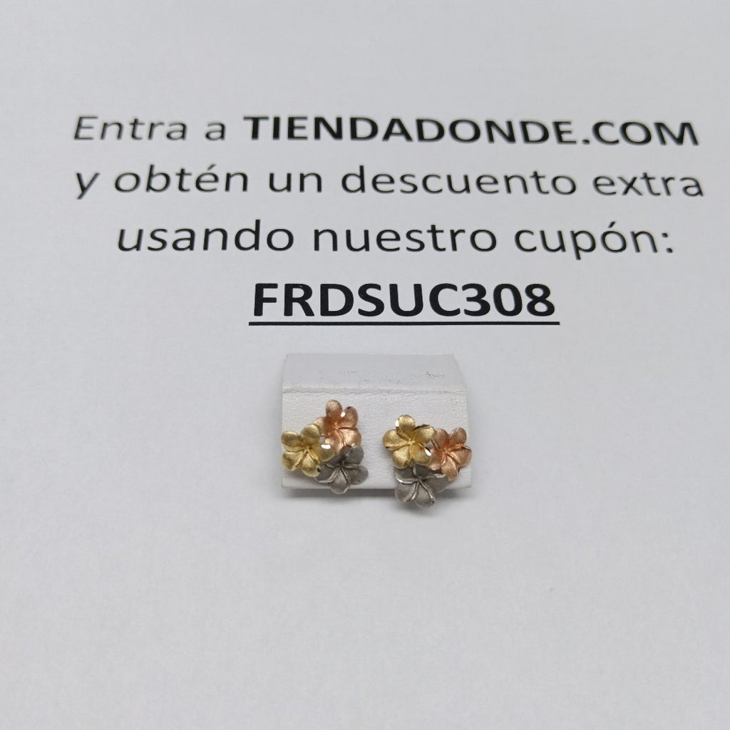 BROQUELES PAR ORO 14 K 2,70 GRMS (SEMINUEVO)