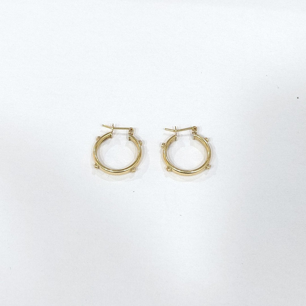 ARRACADAS PAR ORO 14 K 3.1 GRMS (SEMINUEVO)