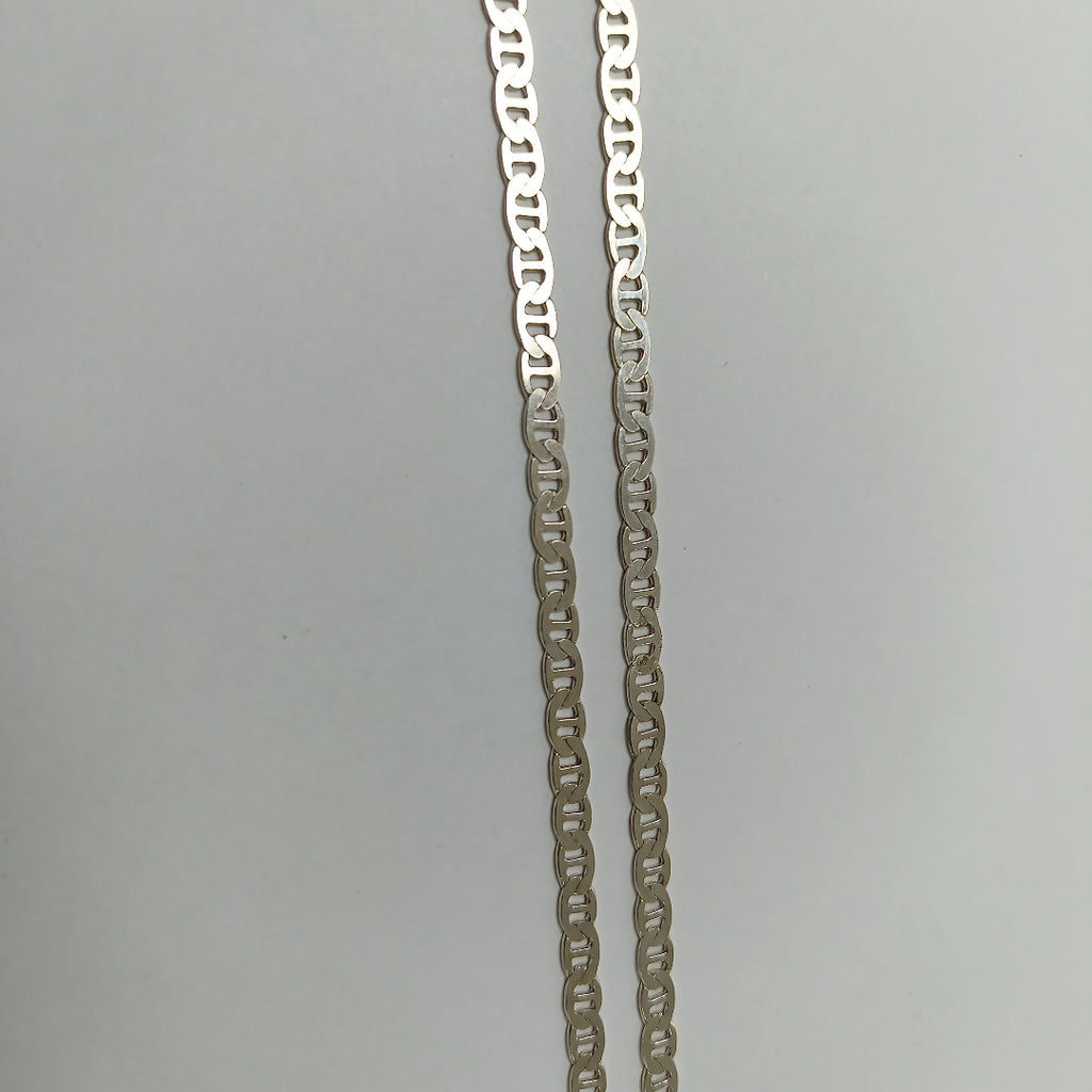 CADENA TEJIDO GUCHI PLATA .925 55 CM 12.5 GR (NUEVO)