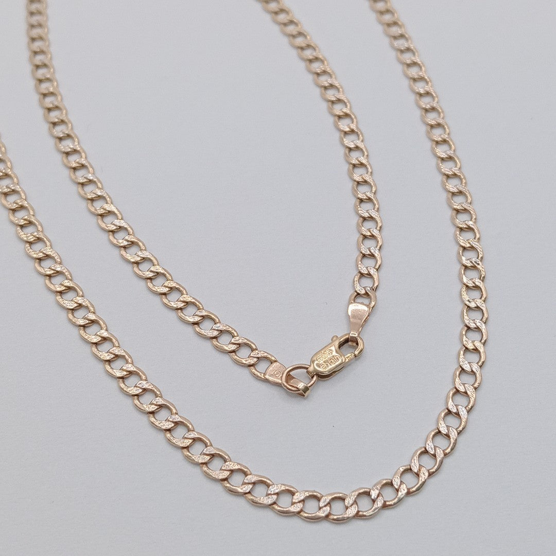 CADENA ORO, RODIADO 10 K 5.3 GRMS (SEMINUEVO)