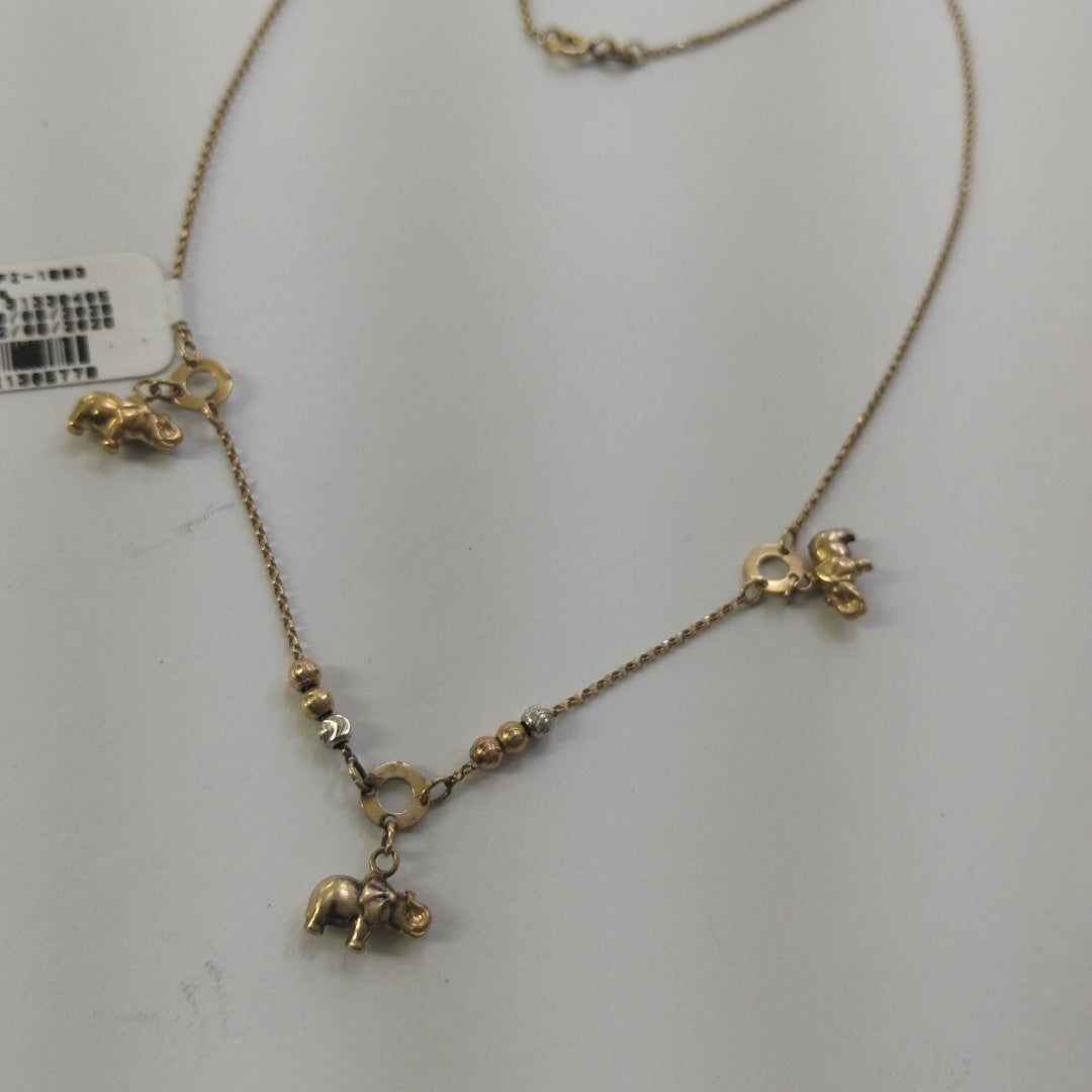 CADENA ORO COMBINADO 14 K 3.4 GRMS (SEMINUEVO)