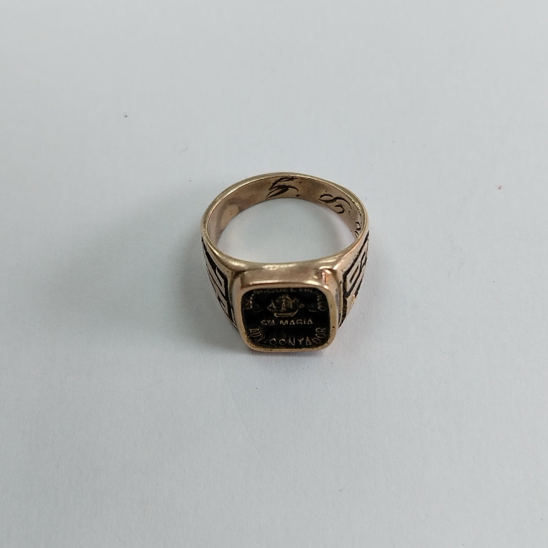 ANILLO DE GRADUACIÓN ORO 8 K 5,70 GRMS (SEMINUEVO)