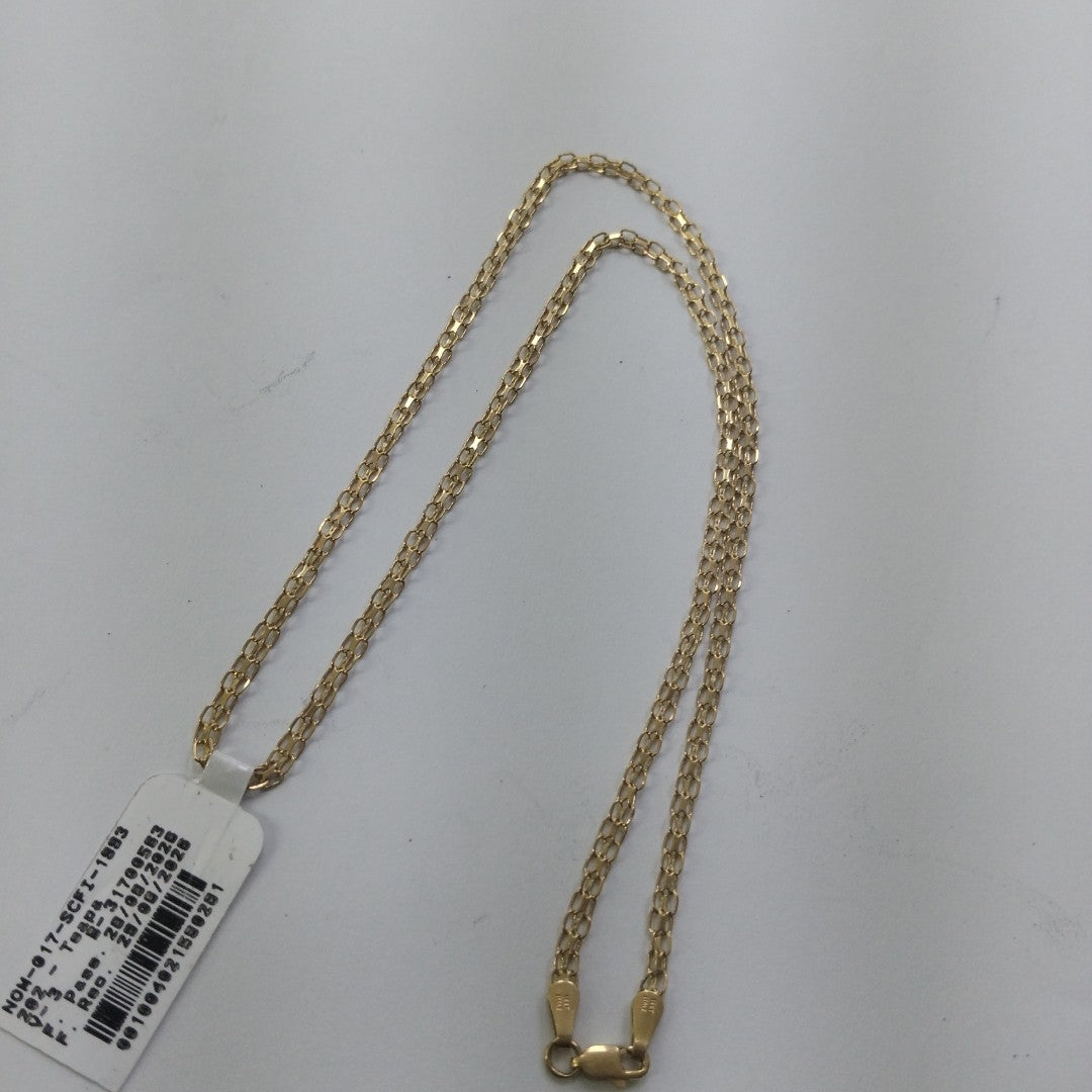 CADENA ORO 14 K 4,00 GRMS (SEMINUEVO)