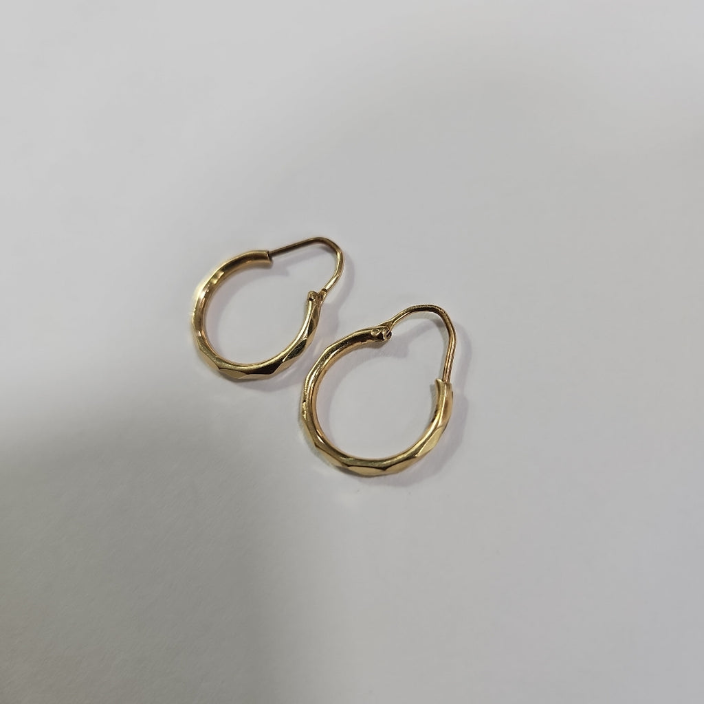 ARRACADAS PAR ORO 14 K 1.1 GRMS (SEMINUEVO)
