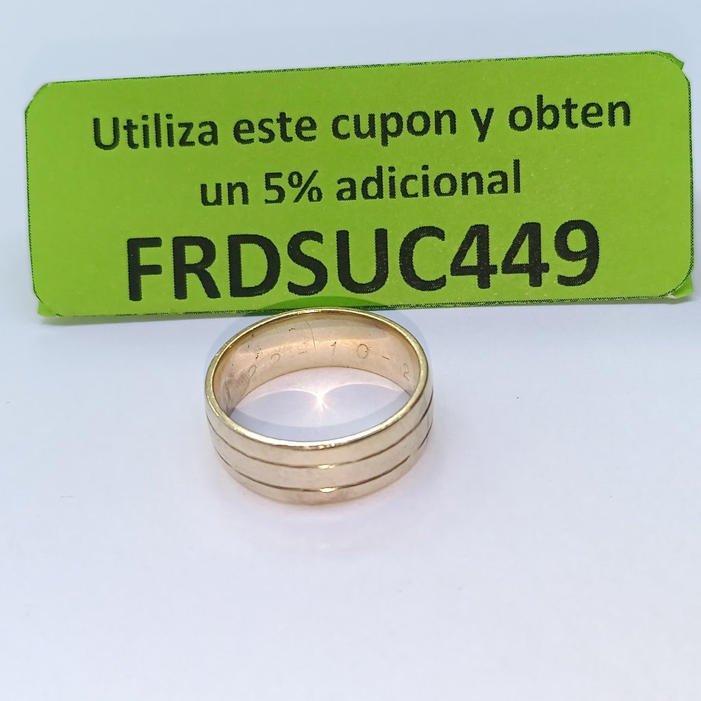 ARGOLLA ORO 10 K 8.3 GRMS (SEMINUEVO)