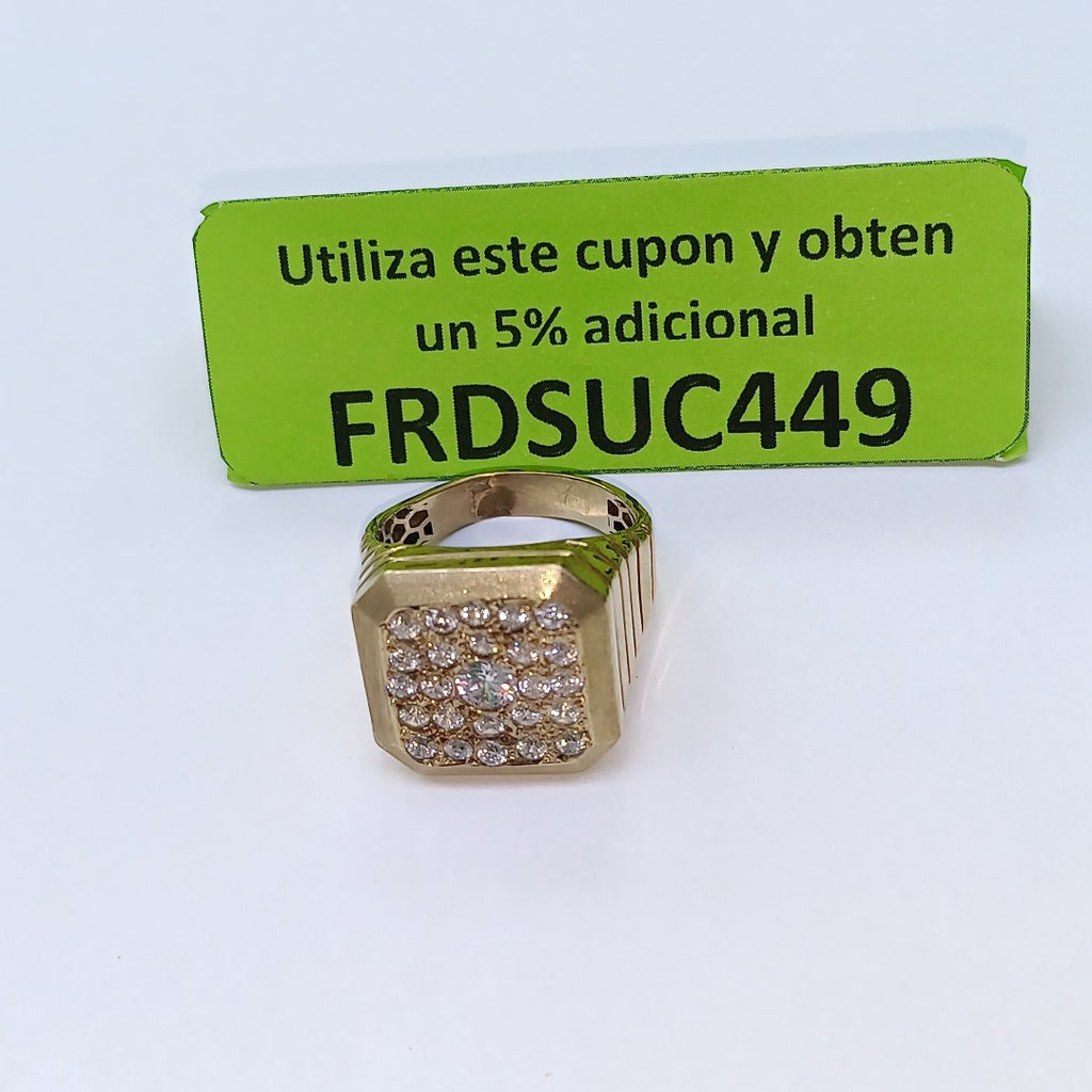 ANILLO ORO 14 K 11.2 GRMS (SEMINUEVO)