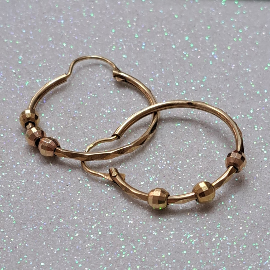 ARRACADAS PAR ORO 14 K 2,70 GRMS (SEMINUEVO)
