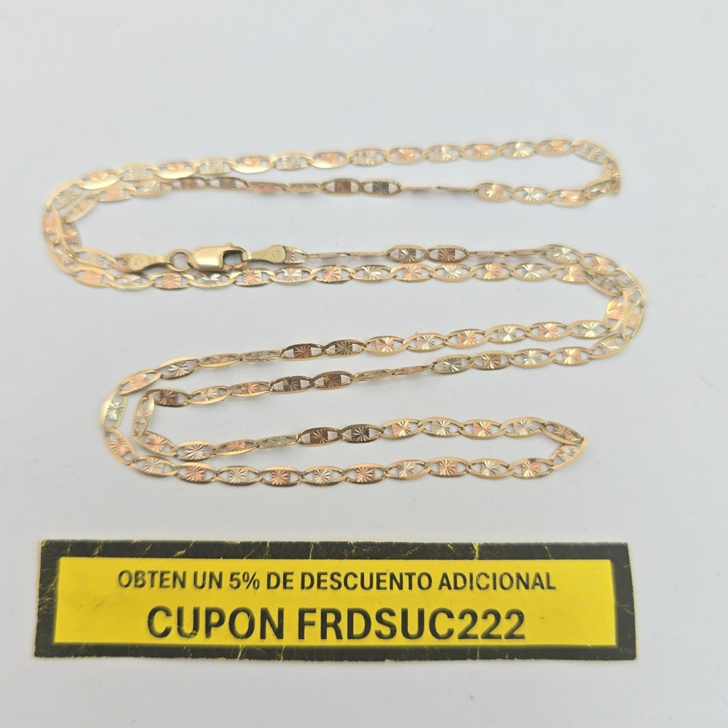 CADENA ORO 14 K 4.6 GRMS (SEMINUEVO)