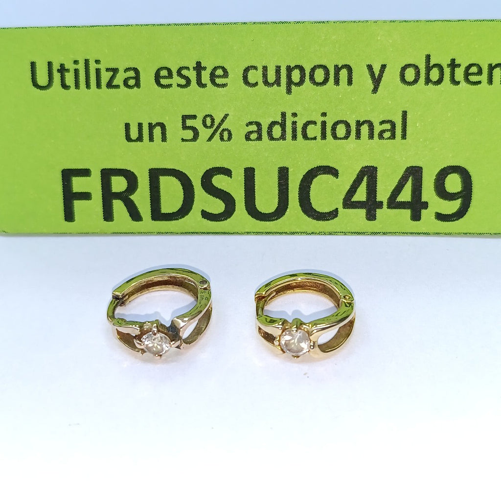 ARRACADAS PAR ORO 10 K 2,30 GRMS (SEMINUEVO)